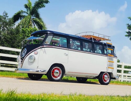 $69,900 1975 BLACK & WHITE VW BUS