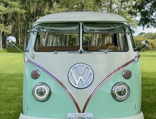 $67,900 1972 SEAFOAM VW BUS TYPE 1 SAMBA RECREATION