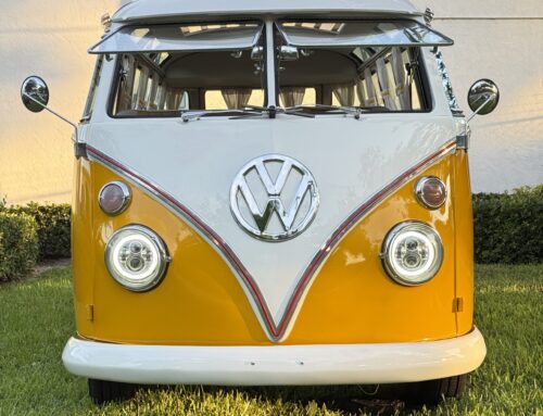 Sunflower VW Bus Samba Recreation